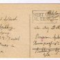WWII Holland Postcard Flower Fields Military Postage Free 1947 Card from Soldier