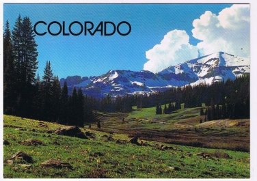 Colorado Postcard Keebler Pass High Country