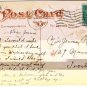Christmas Postcard Robbins Good Luck Children Horseshoe