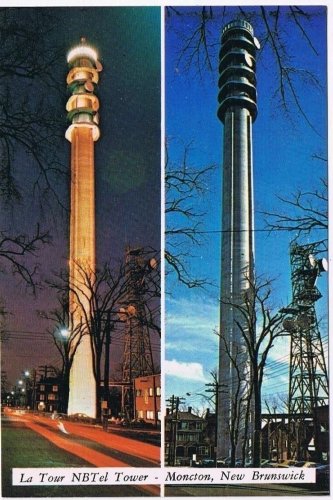 New Brunswick Postcard Moncton La Tour NBTel Tower