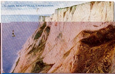 Eastbourne England Postcard Beachy Head Photochrom Company