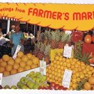 California Postcard Los Angeles Farmers Market Greetings