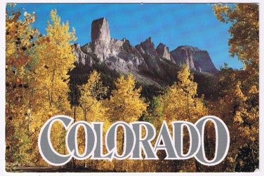 Colorado Postcard Chimney Rock & Court House Rock