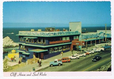 California Postcard San Francisco Cliff House & Seal Rocks