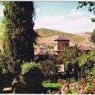 Spain Postcard Granada Alhambra Partal Gardens