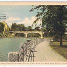 Ontario Postcard Ottawa Dominion Driveway Rideau Canal Bank St Bridge
