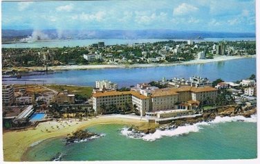 Peurto Rico Postcard San Juan Condado Beach Hotel