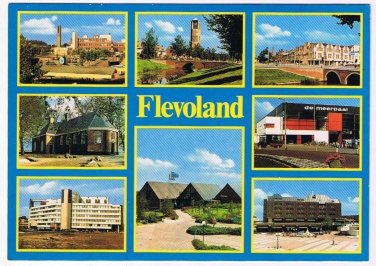 Holland Netherland Postcard Flevoland Multi View