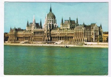 Hungary Postcard Budapest Parliament Buildings