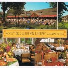 Holland Netherland Postcard Motel De Gouden Leeuw Voorschoten