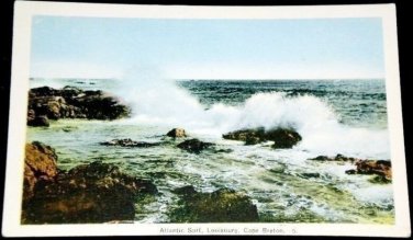 Nova Scotia Postcard Atlantic Surf Louisburg Cape Breton