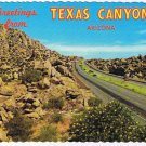 Arizona Postcard Benson Wilcox Texas Canyon