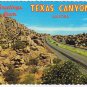 Arizona Postcard Benson Wilcox Texas Canyon