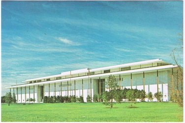 Washington DC Postcard John Kennedy JFK Center For Performing Arts Entrance