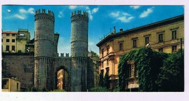Italy Postcard Genova Christopher Columbus House & St Andrea Towers