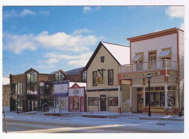 Colorado Postcard Breckenridge Shops