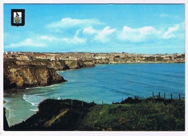 United Kingdom UK Postcard Cornwall Newquay From Lusty Glaze Head