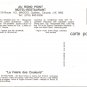 Quebec Postcard Magog Au Rond Point Motel Restaurant