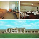 New York Postcard Manchester Abbott's Motel And Steak Out Restaurant