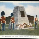 Jack Bain Toronto Pike Memorial Fort York Postcard