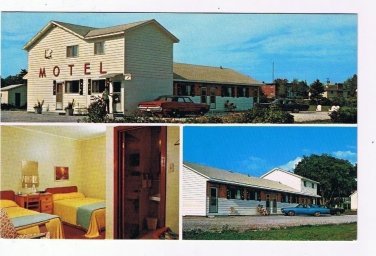 New Brunswick Postcard St Stephen White Swan Motel