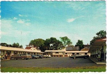 St Stephen New Brunswick Postcard Fundy Line Motel