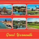 England Postcard Great Yarmouth Multi View Bottons Funfair Anchor Gardens Model
