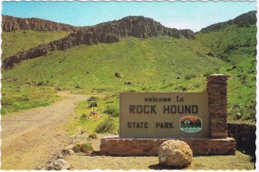 New Mexico Postcard Deming Rock Hound State Park
