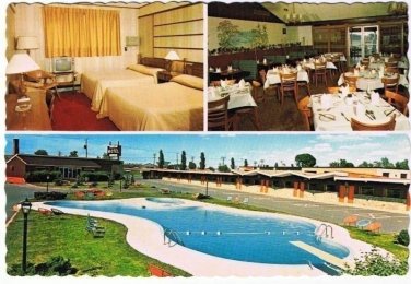 St Hubert Quebec Postcard St Hubert Motel Multi View