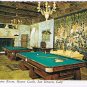 California Postcard San Simeon Hearst Castle Game Room