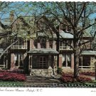 North Carolina Postcard Raleigh Executive Mansion North Blount St