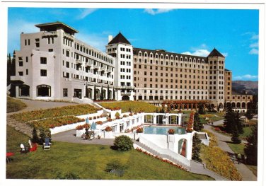 Alberta Postcard Banff National Park Chateau Lake Louise