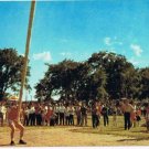 Antigonish Nova Scotia Postcard Highland Games Tossing The Caber