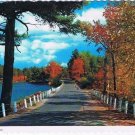 Ontario Postcard Autumn Drive Greeting From Egansville Bonnechere Cave Country