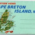 Nova Scotia Postcard Booklet Cape Breton Island Fourteen Views