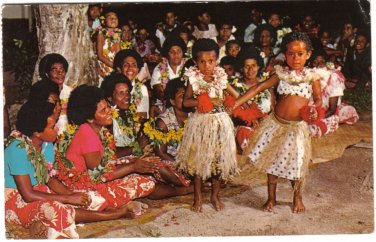 Fiji Postcard Korolevu Beach Dancers