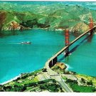 California Postcard San Francisco Golden Gate Bridge