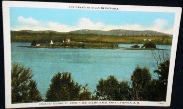 Curt Teich Douchet Island Linen Postcard