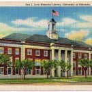 Lincoln Nebraska Postcard Don Love Memorial Library University Curt Teich 1943