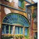 New Orleans Louisiana Postcard Fan Window Claiborne Home Toulouse Street