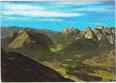 Germany Postcard Mittenwald Leutaschtal