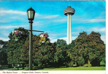 Ontario Postcard Niagara Falls Skylon Tower Summit Lounge