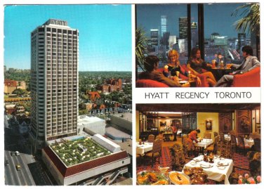 Ontario Postcard Toronto Hyatt Regency Hotel Multi View