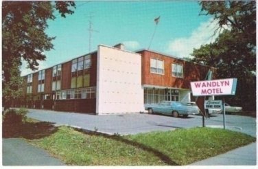 Antigonish Nova Scotia Postcard Wandlyn Motor Motel Canada Advertising