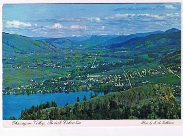 British Columbia Postcard Okanagan Valley Coldstream Valley