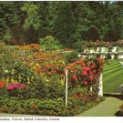 British Columbia Postcard Victoria Butchart Gardens Serenity