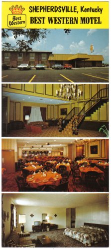 Kentucky Postcard Shepherdsville Best Western Motel Long Card