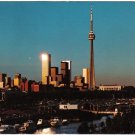 Ontario Postcard Toronto Downtown Evening Scene CN Tower