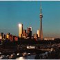 Ontario Postcard Toronto Downtown Evening Scene CN Tower