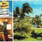 Key West Florida Postcard Best Western Ambassador Multi View Long Card